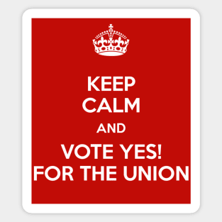 Keep Calm - VOTE UNION Sticker